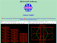 Tablet Screenshot of hexagon.de