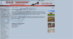 Desktop Screenshot of hexagon.rs